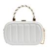 Outono e Inverno 2022 nova moda simples bolsa de ombro portátil bolsa mensageiro de corrente celebridade da internet textura modelagem bolsa caixa