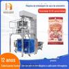 Máquina de Embalagem de Grânulos Alimentícios Sacos Pré-fabricados com Zíper Máquina de Alimentação para Sacos de Amendoim e Arroz Grânulos de Feijão Mungo Máquina Automática de Pesagem e Embalagem