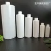 Botella de plástico HDPE 1000ml botella de desinfección 1L botella de spray de alcohol botella de hombro plano botella de champú botella de acondicionador