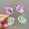 Pegatinas de Mariposa de Malla Estilo Hada con Pedrería para Maquillaje de Escenario Infantil, Pegatinas de Perlas y Pedrería para la Frente con Adhesivo para Niñas
