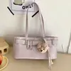 Bolsa Tote Transfronteiriça de Fivela de Cinto Estilo Retro para Mulheres, Bolsa de Ombro Simples e Fashion, Bolsa Casual de Alta Qualidade para o Dia a Dia
