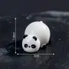Paisagem em miniatura, figura de panda criativa que brilha no escuro, decoração DIY, pacote surpresa, ornamento para pendurar, pequena peça de exibição para mesa ou carro