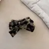 Pinza de Agarre con Lazo de Leopardo Suave Dulce Fresco Otoño e Invierno 2024 Nuevo Pinza para el Pelo Bola en la Parte Trasera del Pelo Pinza para el Pelo