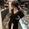 Nicho Coreano! Suéter Cardigan de Renda Patchwork Elegante, Delicado e Emagrecedor Outono 2026 para Mulheres