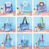Bolsa de compras PVC laser cor mágica Bolsa transparente TPU bolsa de presente bolsa de gelatina fashion bolsa laser à prova d'água personalizada