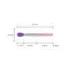 Mini Pincel de Silicone para Lábios, Multifuncional para Batom, Protetor Labial, Pincel de Batom, Pincel de Sombra, Ponta Macia, Conveniente
