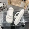 Chanclas Adelgazantes de Tira Cruzada Casuales de Verano para Vacaciones en la Playa para Mujer 2025 Nuevo Estilo Chanclas Deslizables con Suelas Gruesas y Tacto Suave