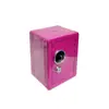16 alcancía de acero para niños, caja fuerte para monedas, micro pequeña, cerradura de llave mecánica, caja registradora doméstica, caja de seguridad