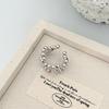 Anillo de metal hueco para mujer, diseño dulce y bonito, anillo y pulsera delicados, modernos y versátiles.