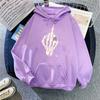 Sudadera de Terciopelo con Capucha Transfronteriza para Mujer Otoño e Invierno 2024 Nueva Ropa de Mujer de Marca de Moda con Chaqueta Holgada, Moderna y Versátil