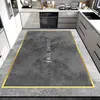 Tapetes de Piso para Cozinha São Antiderrapantes, à Prova de Óleo, Laváveis com Pano, Laváveis, Tapetes Impermeáveis e Resistentes a Manchas de PVC, Especiais para Uso Doméstico, Tapetes de Piso para Cozinha de Cobertura Total