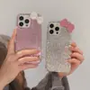 Nuevo Estuche de Lujo Girly con Lazo y Pedrería Adecuado para el Teléfono Móvil Apple 15Promax Sencillo 14Promax Nuevo