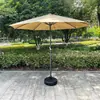 Sombrilla de Columna Media Sombrilla para Exteriores Casa con Terraza Jardín Cafetería Sombrilla Solar Protector Solar Poliéster Sombrilla de Mano
