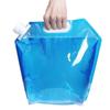 Bolsa de água dobrável portátil para exterior com torneira, balde de plástico portátil para acampamento, grande capacidade, armazenamento de água, viagem