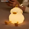 Lámpara de Silicona Táctil Luz Nocturna Lámpara Táctil Luz Suave Protección Ocular Control por Voz Luz Nocturna Regalo