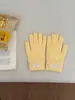 Guantes Felpudos Cálidos de Invierno Color Caramelo Lana Ins Tejidos Guantes para Mujer Pantalla Táctil Dedos Divididos Guantes a Prueba de Frío