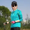 Venta al por mayor de ropa de otoño para exteriores, ropa de secado rápido con cuello alto, camiseta elástica de manga larga estilo pareja, ropa de fitness para hombre, ropa deportiva para mujer