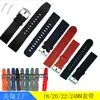 Correa de Reloj de Silicona Adecuada para Samsung Xiaomi Huawei Watch3/Gt 18 20 22 24mm Correa de Reloj Plana Ecológica