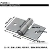 Bisagra Soldada Engrosada de Alta Resistencia para Puerta de Coche Camión Bisagra de Hierro Página Plegable Eje de Puerta Soldable