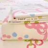 100% Algodón Puro Algodón Grueso Sábana Individual, Funda de Edredón Individual para Primavera/Verano, Funda de Almohada, Cubre Cama Engrosado, Juego de Tres Piezas, Sábana Ajustable 4