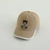 Gorro de Bebé Estilo Chino Oso Sonriente de Dibujos Animados Gorra de Béisbol Infantil Deportiva Secado Rápido Protección Solar para Niñas Gorra con Visera Venta al por Mayor