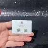 Brincos Zero-Shang Zircônia Outono/Inverno para Mulheres, Design Original, Galvanoplastia Ecológica, Pino de Prata S925, Atacado para Lojas, Cuidado com o Furo da Orelha
