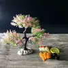 Decoração de Apresentação de Pratos de Restaurante de Hotel com Flores e Plantas, Decoração de Bandeja de Sashimi e Frutos do Mar, Guarnição de Sushi Japonês, Enfeites Criativos