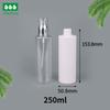 Fabricante 75ml 200ml 250ml Botella PCR PET de Hombro Plano Botella con Atomizador Botella para Loción Botella de Viaje Rellenable Botella Cosmética