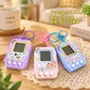 Colgante de Máquina Electrónica de Mascotas Transfronteriza, Consola de Juegos Portátil para Niños, Juguete Interactivo de Desarrollo, Colgante para Llavero