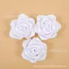 Novo Poliéster Grande Rosa DIY Casamento Noivo e Noiva Lapela Casamento Lapela Grupo de Irmãs Madrinha Flor Decorativa