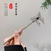 Horquilla de Pelo con Borla Estilo Chino para Caminar para Mujer, Peineta de Gama Alta, Adorno para el Cabello, Nuevo Disco de Pelo Antiguo, Accesorios Hanfu Cheongsam