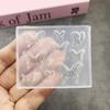 Molde para Uñas Artísticas Herramientas DIY Molde Transparente para Uñas Flor de Lazo Decorativa Película de Silicona Hecha a Mano Venta al por Mayor Transfronteriza