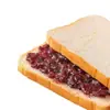 Bibi Zan Pan de Arroz Morado Caja Completa Queso Sándwich de Arroz Negro Tostada Desayuno Bocadillos Bocadillo Bocadillo Comida Instantánea