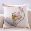 Regalos: Flor de Loto Tridimensional Estilo Chino Decoración del Hogar, Cojín para Sofá de Sala de Estar, Cojín Decorativo, Venta al por Mayor, Personalizable con Logo, Suave