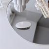 2023 nova cor creme metal pintura oval bico de pato clipe menina franja clipe lateral grampo bonito acessórios para cabelo grampo de cabelo