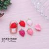 2025 Mini Fruta Fresa Decoraciones para Uñas Hielo Transparente Cereza 3 Colores Resina Dibujos Animados Accesorios 3D para Uñas Venta al por Mayor