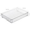 Juego de Cajas de Almacenamiento para Refrigerador, Cajas Organizadoras de Plástico de Grado Alimenticio, Transfronterizo de Amazon, con Tapa, Conservación Fresca, Sellado Doméstico