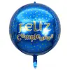 Nuevo Globo 4D de 22 Pulgadas Tridimensional de Cumpleaños Papel de Aluminio Película de Aluminio Artículos de Decoración para Fiesta de Cumpleaños Boda Venta al por Mayor Transfronteriza