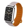 Adecuado para Correa de Reloj Xiaomi Mi Band 7 Pro, Correa Magnética de Silicona Transpirable Impermeable, Diseño de Anillo de Cola Anti-Desprendimiento de Carcasa Metálica