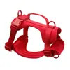 En stock Wid con perro pecho espalda anti-mordida libera correa de pecho PVC correa para mascota collar de PVC