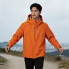 Nova Jaqueta Softshell com Capuz para Primavera e Outono para Homens e Mulheres, Jaqueta à Prova de Vento e Impermeável para Uso Externo, Trilhas e Montanhismo
