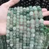 Pedra Natural Jade Africano Contas Soltas Contas Redondas Verdes Acessórios para Joias DIY Produtos Semi-acabados Venda Quente Transfronteiriça Mais Vendidos Atacado