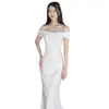 Vestido de Novia Ligero de Satén 2026 Nuevo Estilo Novia Francés Tren Pequeño Hombros Descubiertos Sirena Estilo Bosque Vestido de Recepción
