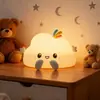 Bestseller transfronterizo: lámparas táctiles de silicona de varios animales, lámparas con sensor, luces ambientales coloridas, iluminación de dormitorio, luces nocturnas