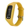 Podómetro Multifuncional Reloj Deportivo Pulsera Electrónica de Silicona Reloj Deportivo Pantalla LED Reloj Eléctrico Venta al por Mayor Esfera Grande