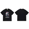 Suministro Mayorista Transfronterizo de Marca de Moda, Dropshipping de Comercio Exterior, Camiseta de Manga Corta Pesada Bape Cabeza de Mono Tiburón 260g 25