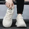Zapatos de Hombre 2026 Verano Nuevo Estilo Malla Transpirable Suela Gruesa Antideslizante Zapatos Deportivos Estudiante Moderno Versátil Casual Zapatos de Papá