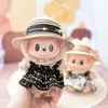 Solo ropa] la primera y segunda generación Labubu muñeco tela tela colgante correa falda sentada fiesta ángel lazo adorable