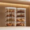 Caja de almacenamiento de especias cocina condimento caja de condimentos para el hogar de grado alimenticio juego con compartimentos, frascos de sal y glutamato monosódico, frascos para condimentos
