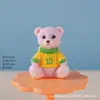 Nuevo oso de peluche de moda Copa del Mundo figura de resina creativa cultural y creativa caja sorpresa decoración adorno al por mayor
